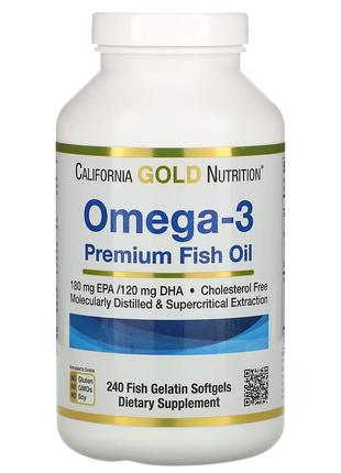Рибовий жир є преміум якості Omega-3 Fish Oil California Gold ...