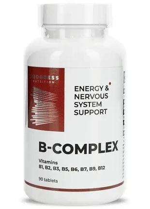 Комплекс вітаміну B Progress Nutrition B-Complex 90 таблеток