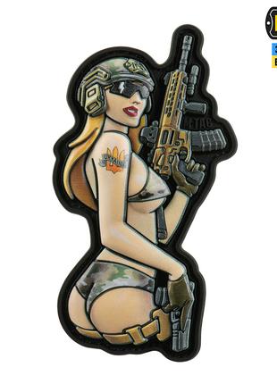 M-Tac нашивка Tactical girl №4 PVC MC