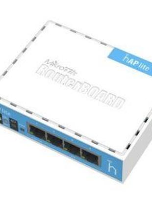 MikroTik hAP lite (RB941-2nD) 2.4GHz Wi-Fi точка доступа с 4-п...