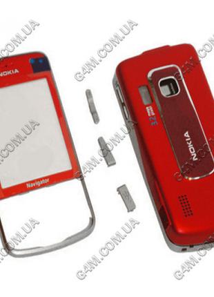 Корпус Nokia 6210 Navigator красный, высокое качество