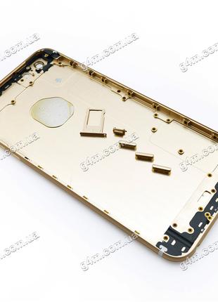 Корпус для Apple iPhone 6 Plus золотой, высокое качество