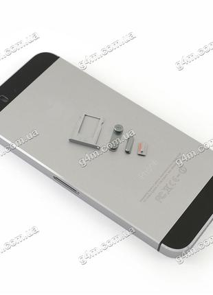 Корпус для Apple iPhone 5S серый, высокое качество