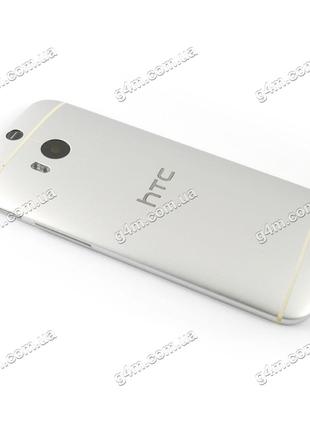 Задня кришка для HTC One M8 срібляста (Оригінал)