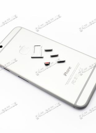 Корпус для Apple iPhone 6 серебристый, высокое качество