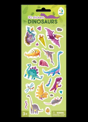 Набор 3D-наклейок Dodo Динозаврики (300846)