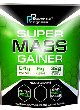 Гейнер Super Mass Gainer 4000 g (Лісовий горіх)