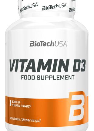 Витамин D3 BioTech Vitamin D3 120 tabs