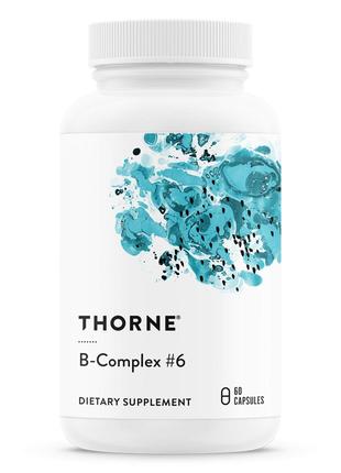 Комплекс витаминов группы В Thorne Research B-Complex #6, 60 C...