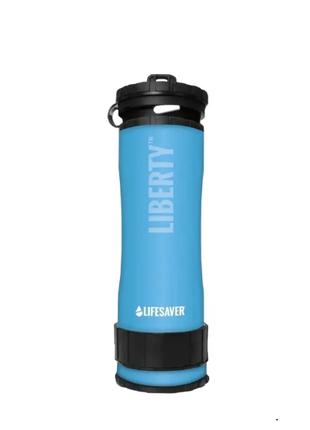 Фильтрационная бутылка для воды LifeSaver Liberty Blue Бутылка...
