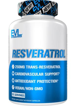 Ресвератрол Evlution Nutrition Resveratrol 250 mg 60 Veggie Ca...