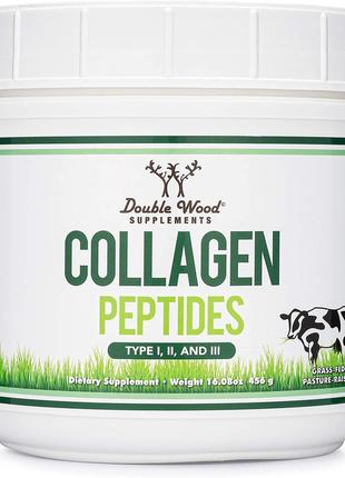 Коллаген Double Wood Collagen Peptides (Type I, II and III), 4...