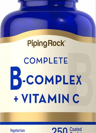 Комплекс витаминов группы В Piping Rock B-Complex plus Vitamin...