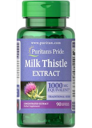Экстракт расторопши Puritan's Pride Milk Thistle Extract 1000 ...