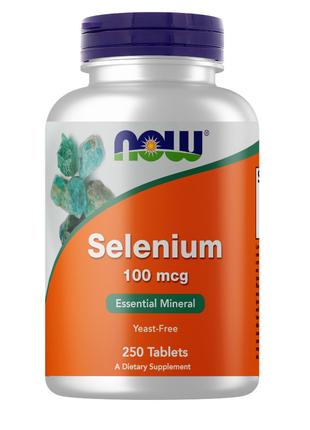 Селен Now Selenium 100 mcg 250 tabs