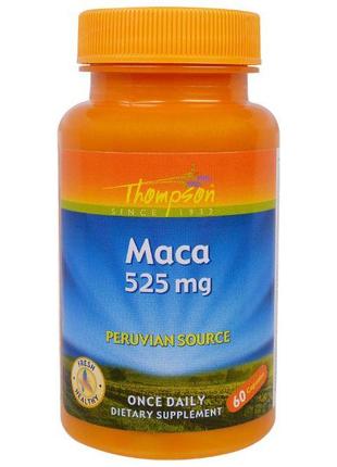 Мака Thompson Maca 525 mg 60 veg caps