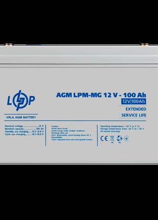 Аккумулятор мультигелевый LPM-MG 12V - 100 Ah