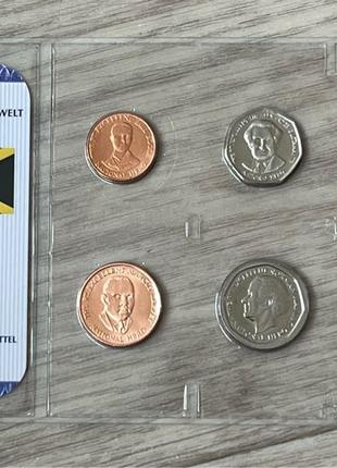 Набор обиходных монет Ямайка 1996-2006 г.