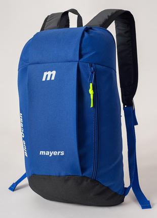 Детский рюкзак синего цвета для мальчика в спортивном стиле 112