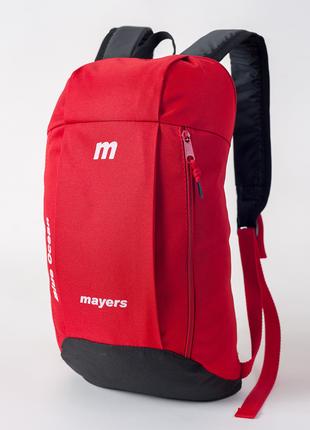 Рюкзак для детей красного цвета в спортивном стиле для прогуло...