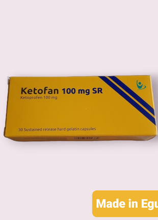 Ketofan Кетофан 100 мг Єгипет 30 капсул