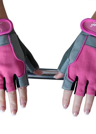 Перчатки для фитнеса Olimp Hardcore Fitness One, Pink XL