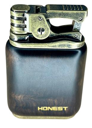 Бензиновая зажигалка Honest BCZ789 - Dark Wood