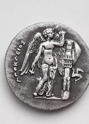 Сувенір монета тетрадрахма. Агафокл, Кора, Ніка. 310-305 рр. д...
