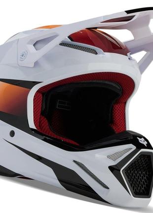 Шолом FOX V1 FLORA HELMET (White), L, L