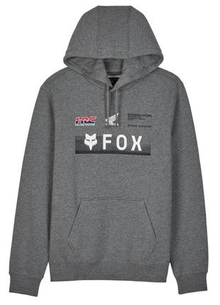 Толстовка FOX X HONDA Hoodie (Grey), XL, XL