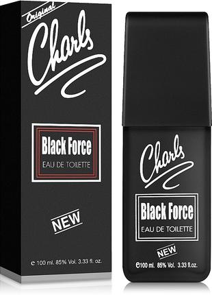 Charls Black Force 100 мл. Туалетная вода мужская Чарли блек форс