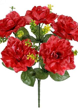 Букет штучних квітів Троянди Конфетті h-32см 5 бут. (5шт) атла...