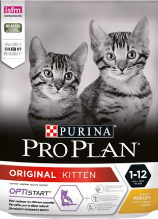 Сухой корм для кошек Purina Pro Plan Original Kitten с курицей...