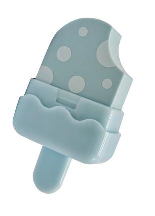 Ластик цветной "Мороженое" COLOR-IT 1852А в футляре (Синий)