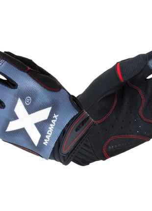 Перчатки для фитнеса MadMax MXG-102 X Gloves Black/Grey/White XXL
