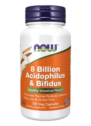 8 Billion Acidophilus & Bifidus - 120 vcaps