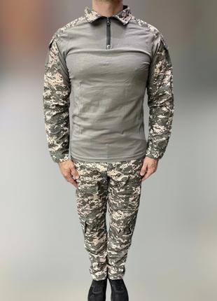 Военная форма COMBAT (убакс и брюки), пиксель НАТО, размер 3XL...
