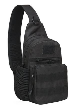 Рюкзак тактический на одно плечо AOKALI Outdoor A14 20L Black