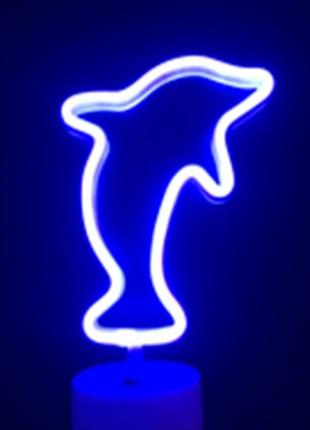Ночной светильник Neon Sign Ночник Dolphin