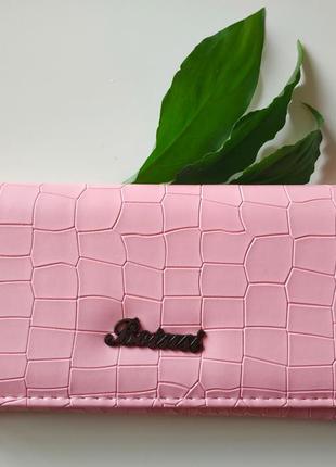 Розовий кошелек жіночий кошельок гаманець pink бумажник женский