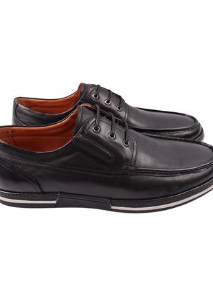 Туфли мужские Clemento черные натуральная кожа 79-24DTC 44