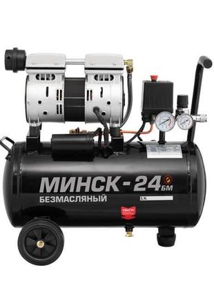 Компресор МК 24 БМ, 24л, 1.1 кВт, 220 В, 8 атм, 145 л/мин, мал...