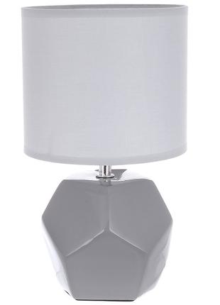 Настольная лампа керамическая с тканевым абажуром Modern D17*30см
