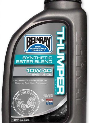 Масло моторне Bel Ray THUMPER RACING SYNTHETIC ESTER (1л), 10w-40