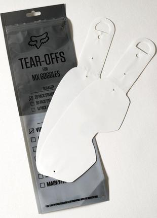 Зривки FOX VUE Tear-Offs - 20 pack, No Size
