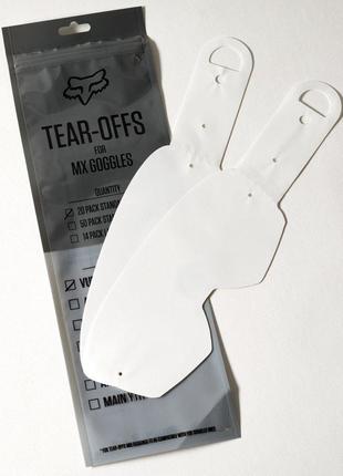 Дитячi зривки FOX Y-AIRSPACE Tear-Offs - 20 pack, No Size