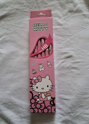 Прості олівці НВ з Хеллоу Кітті 12 шт. Sanrio Hello Kitty pencils