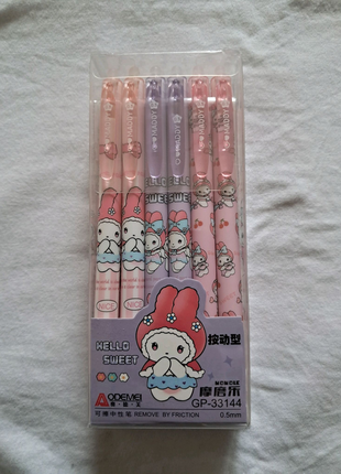 Гелеві ручки з Мелоді 12 шт. - Sanrio My Melody gel pens
