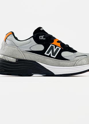 Мужские кроссовки New Balance 992 X Dtlr Grey Black Orange