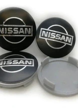 Колпачок - заглушка диска Nissan 56/58мм к-т 4шт, колпачок заг...
